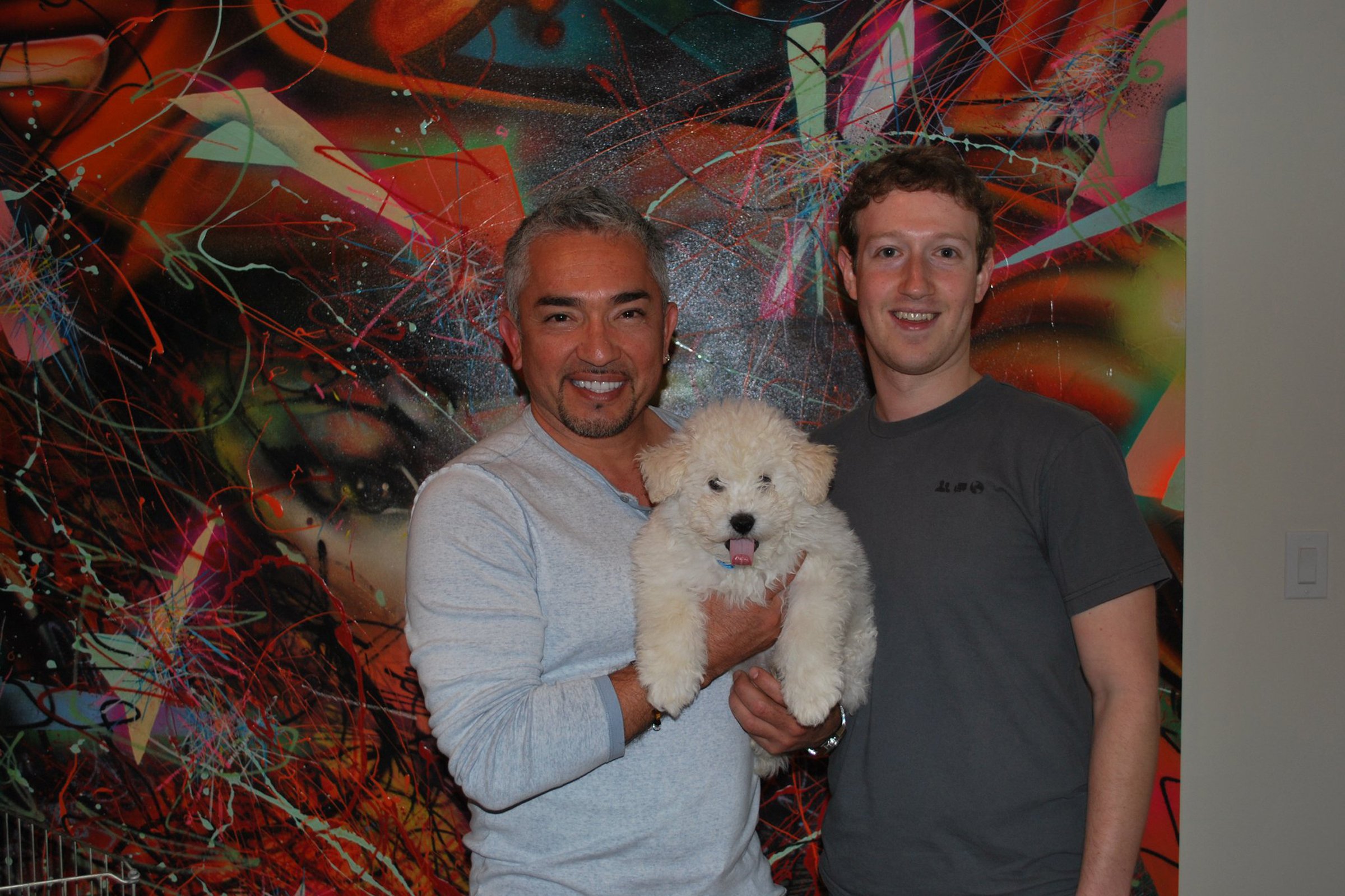 cesar millan, mark zuckerberg, beast