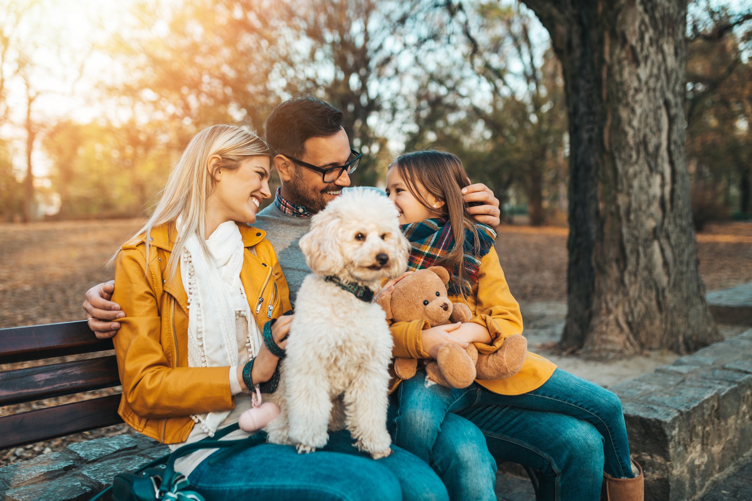 ősz boldog család uszkár park
