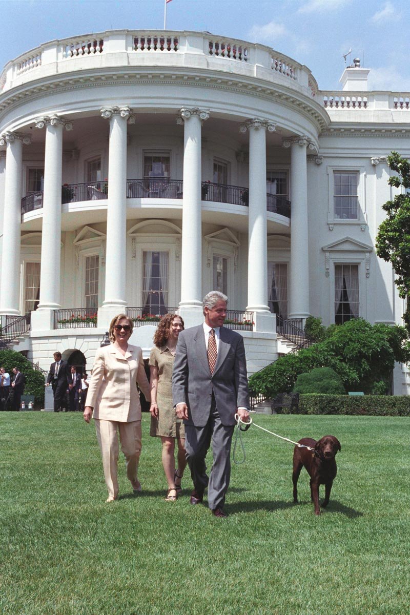 bill clinton elnök kutya