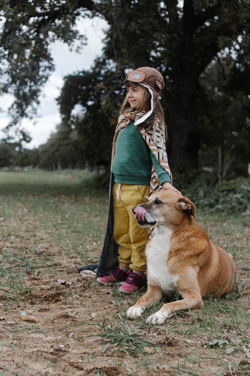 girl dog
