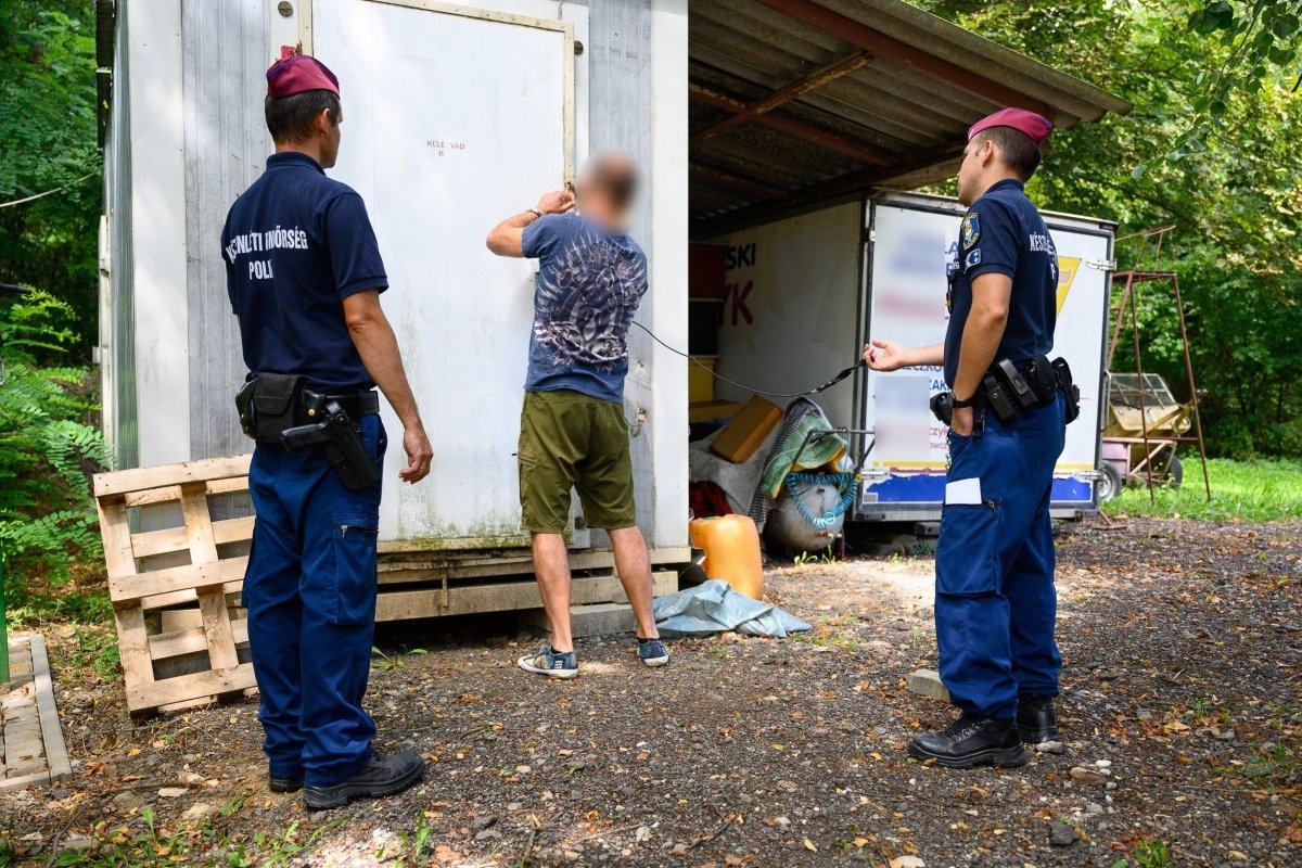 elfogták farkast kilövő két férfit borító