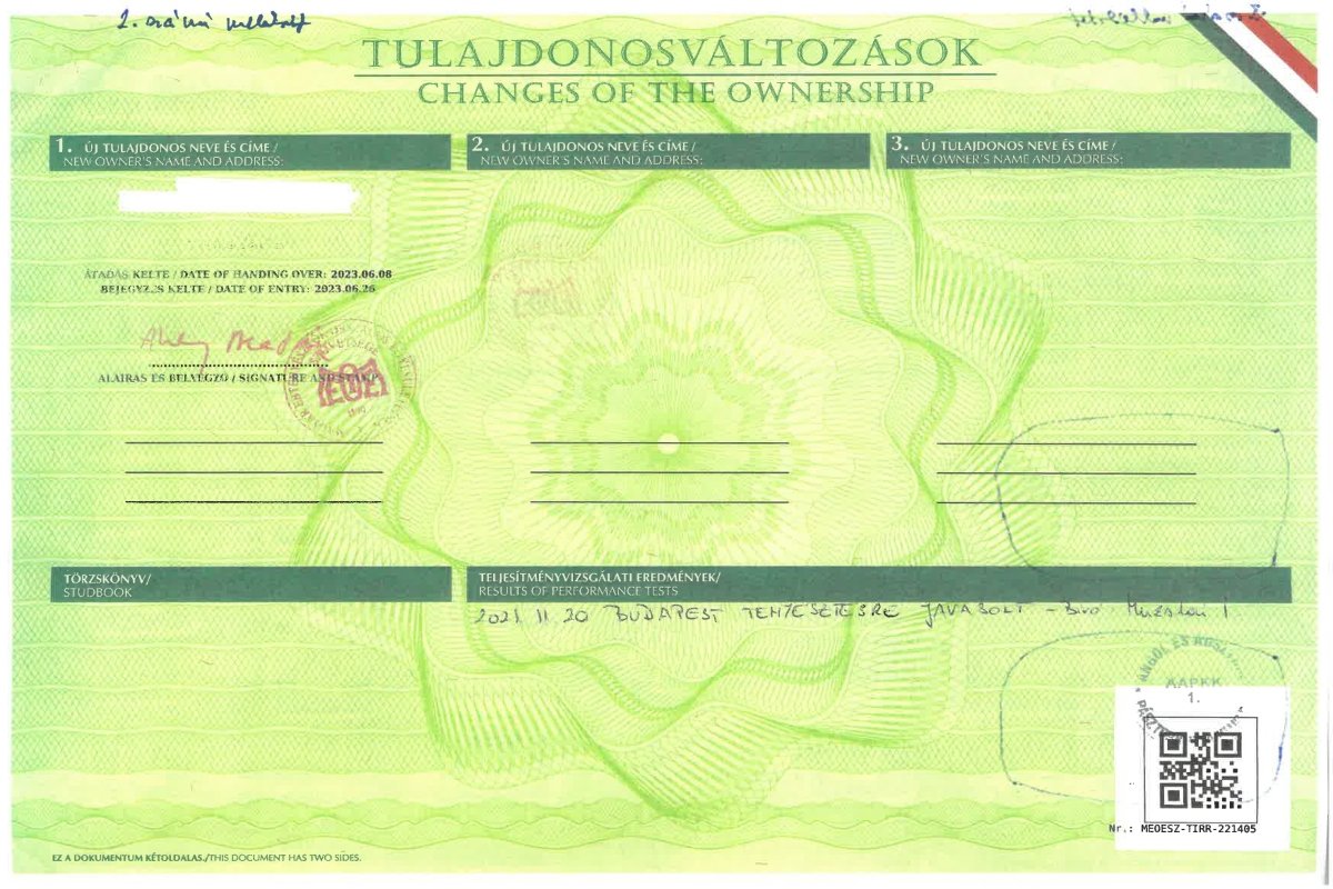 engedély kell a felhasználáshoz MEOESZ törzskönyv