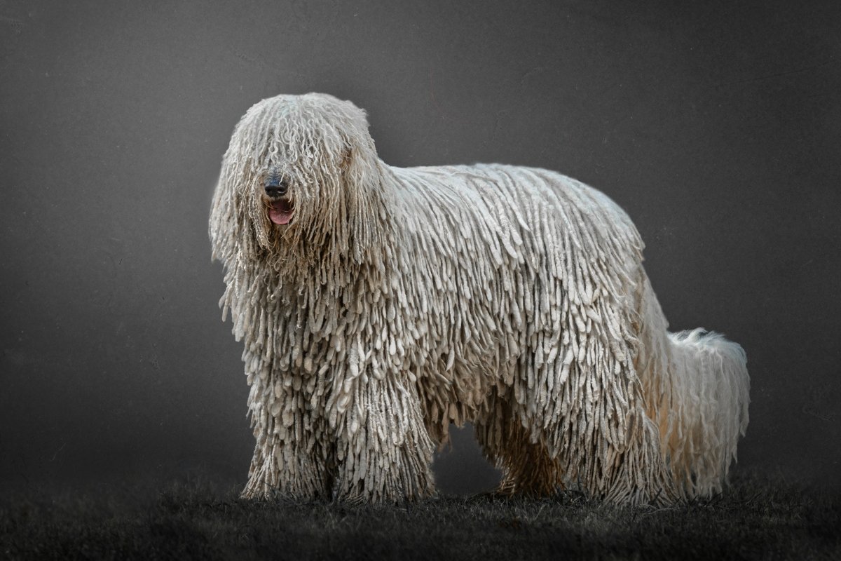 teljes alakos komondor