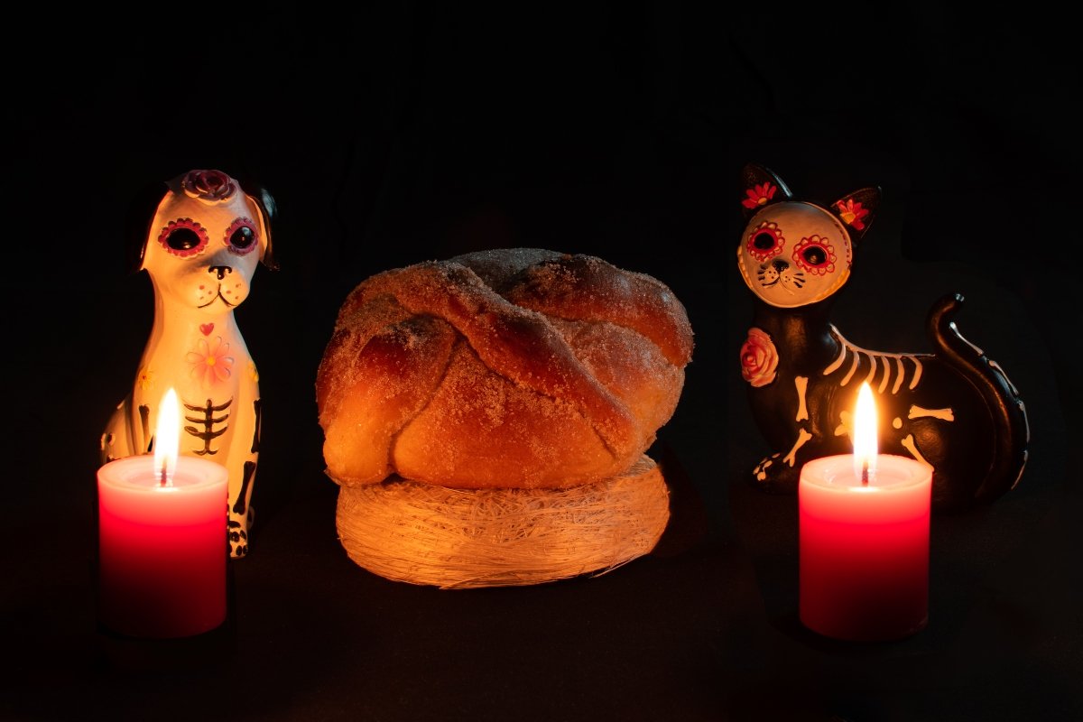 hallottak napi oltár Mexikóban