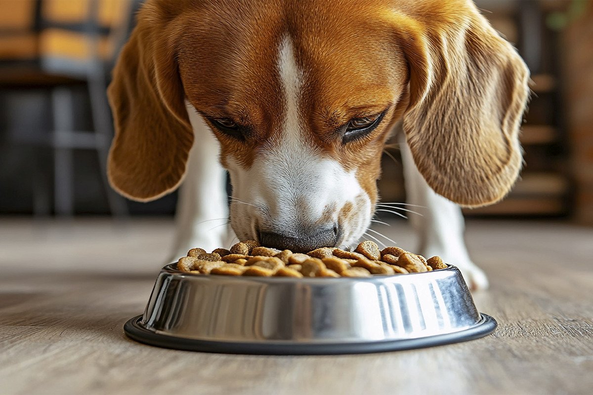 beagle eszik