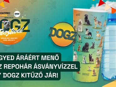 dogz fesztiválon beszerezhető repohár
