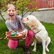 Easter with dog