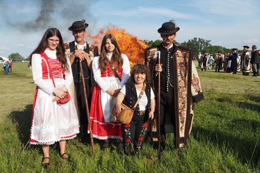 Sáfián Lászlóné pásztor és családja